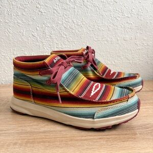 Ariat Spitfire Old Muted Serape Lace up Sneaker Boot Shoes Size 8B